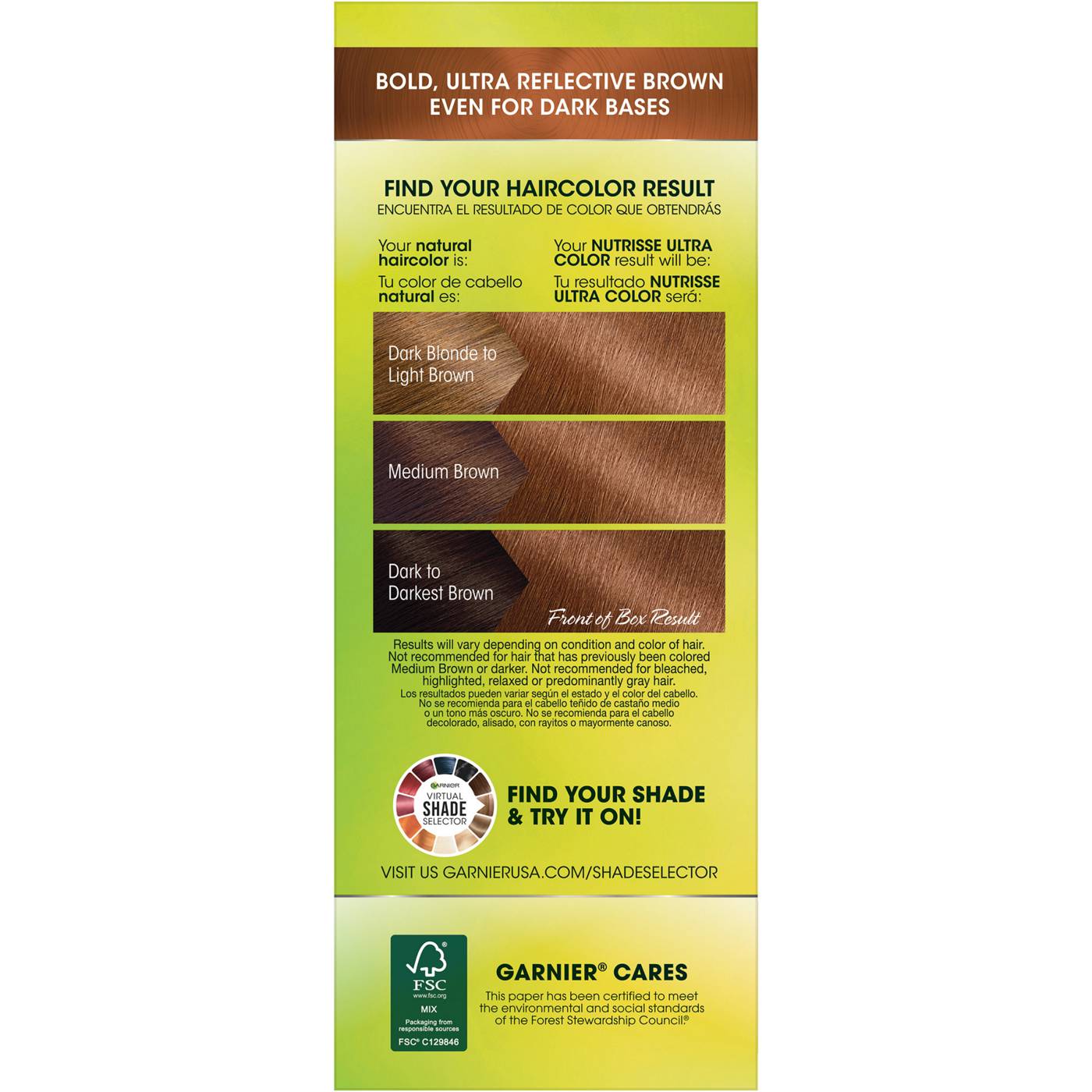 Garnier Nutrisse Ultra Color Nourishing Bold Permanent Hair Color Creme B4 Caramel Chocolate; image 4 of 8