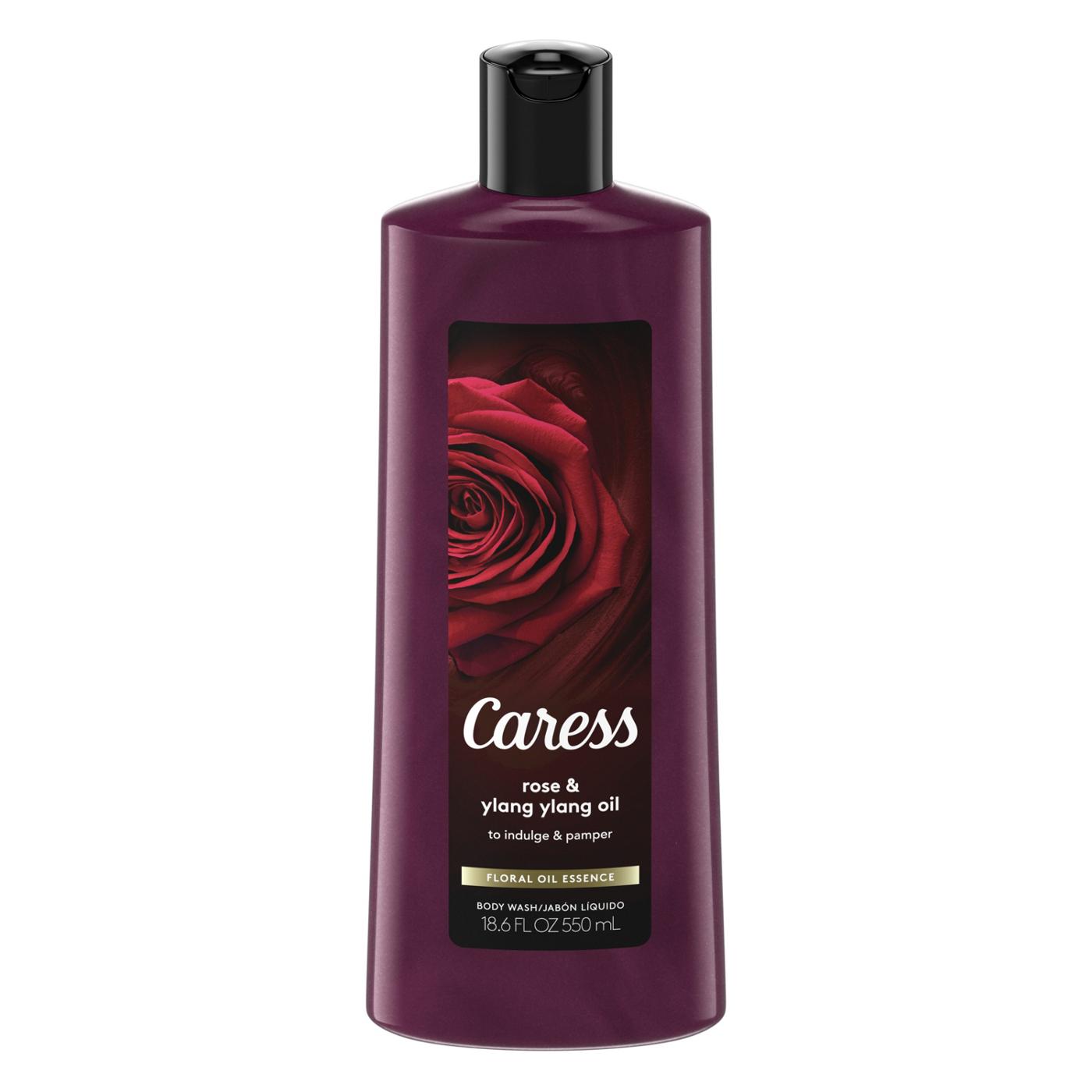 Caress Body Wash - Rose & Ylang Ylang Oil; image 1 of 4
