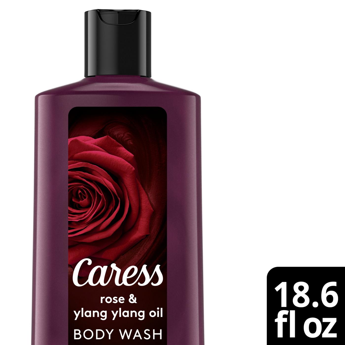 Caress Body Wash - Rose & Ylang Ylang Oil; image 2 of 4