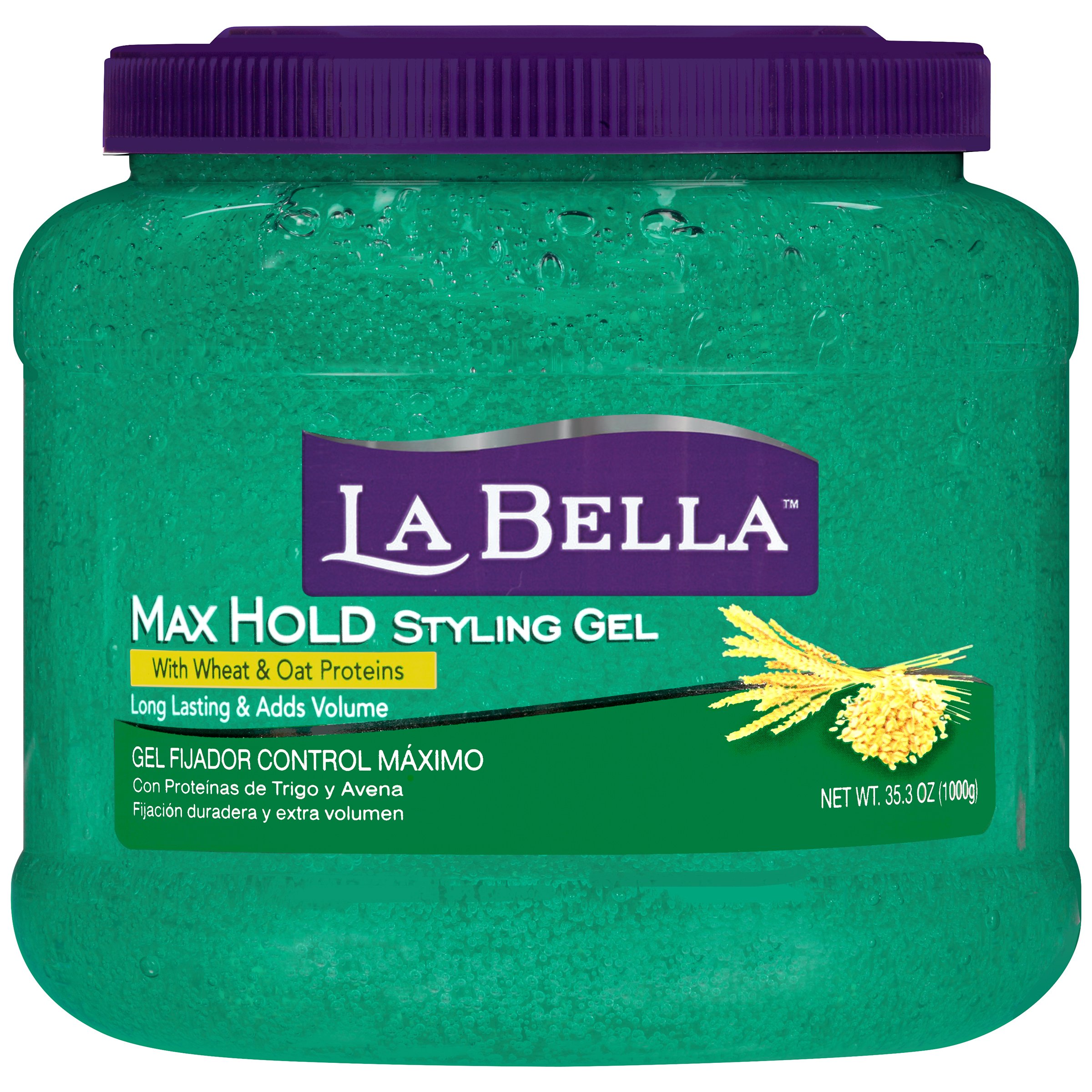 La Bella Max Hold Gel Green With Wheat & Oat Proteins Shop Styling