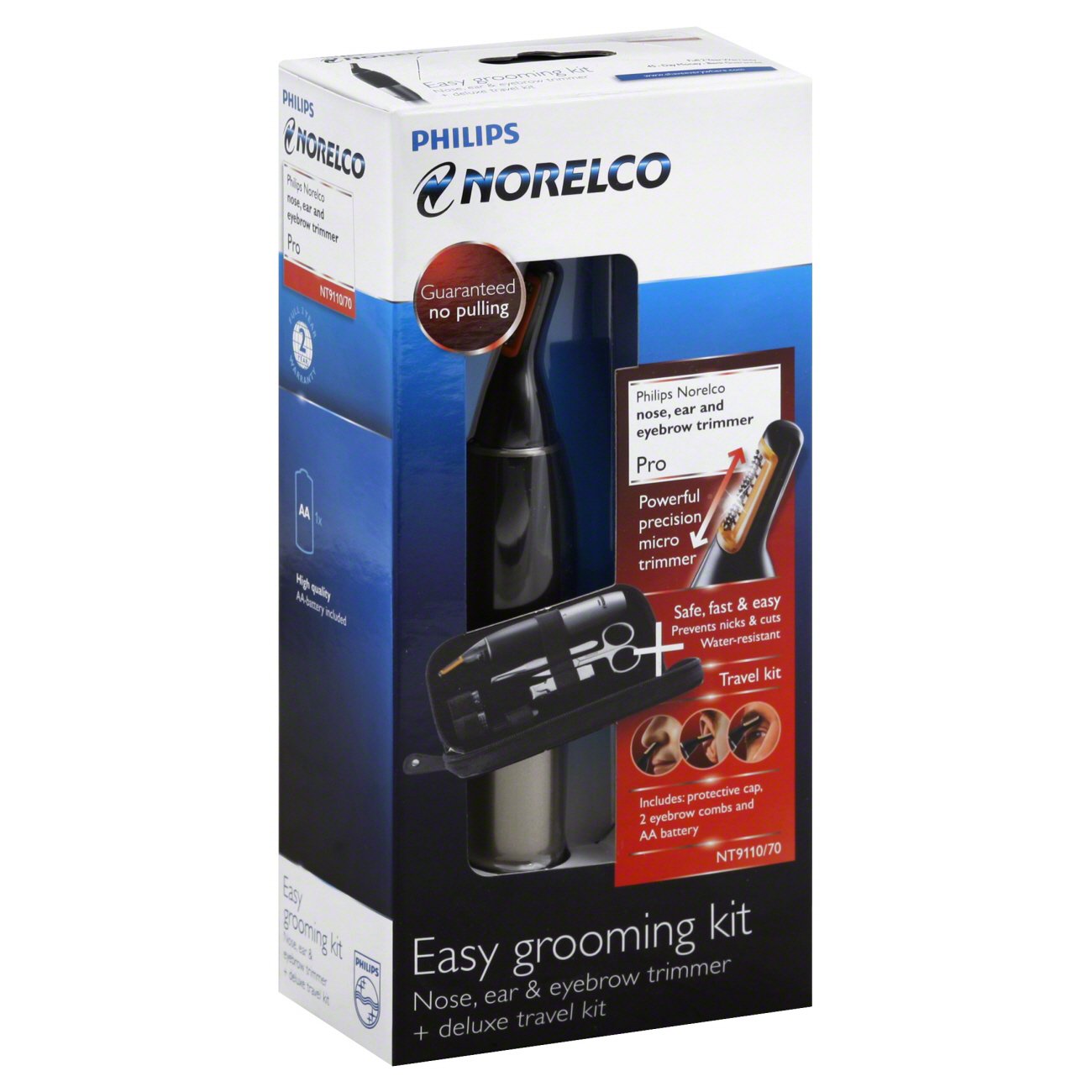 Philips Norelco 3 in 1 Nose Ear & Eyebrow Trimmer Travel Kit Shop