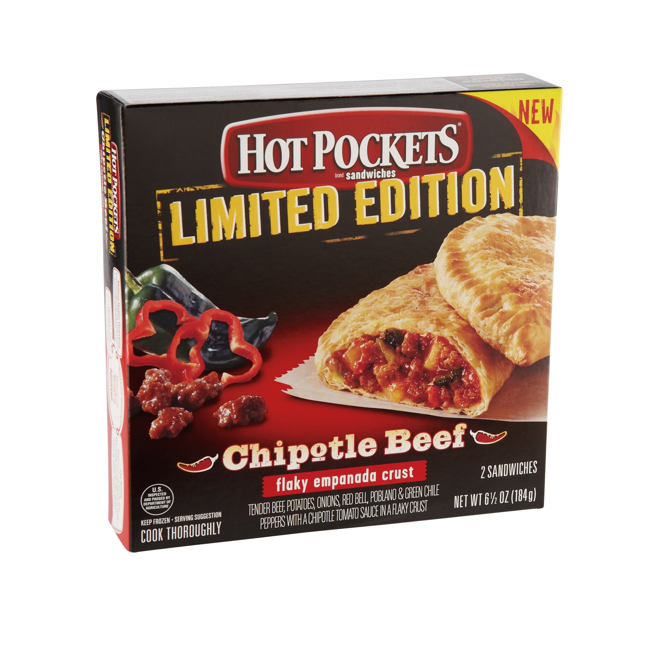 Hot Pockets Limited Edition Chipotle Beef Shop Entrees & Sides at HEB