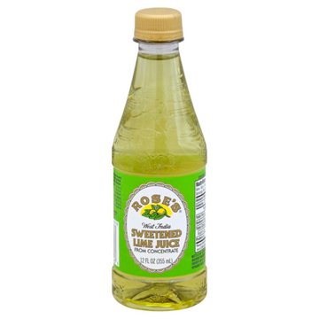 Rose's Sweetened Lime Juice, 12 oz