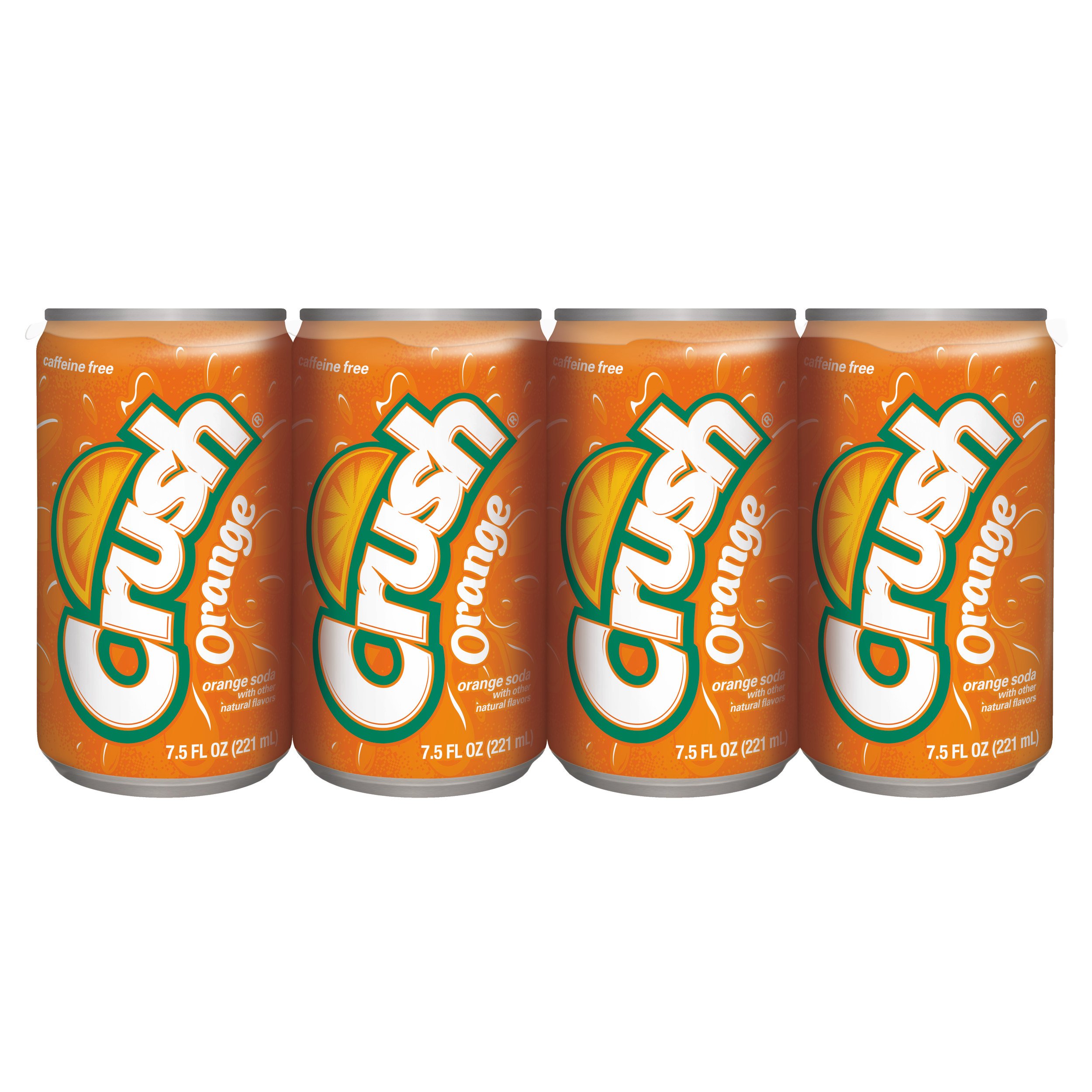 Crush Orange Soda 7.5 oz Cans