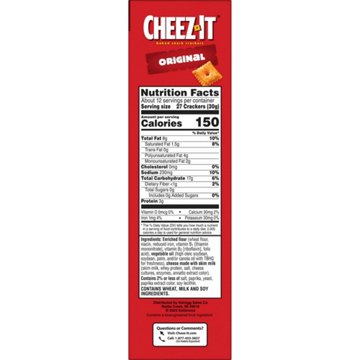 Cheez-It Original Cheese Crackers, 12.4 oz