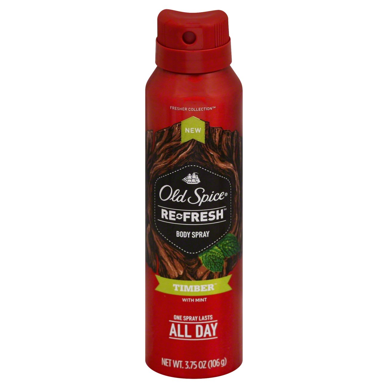 Old Spice Re Fresh Body Spray Timber - Shop Deodorant & antiperspirant ...
