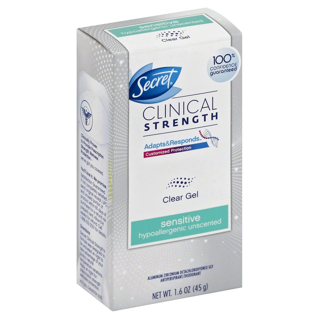Secret Clinical Strength Clear Gel Sensitive Hypoallergenic Shop