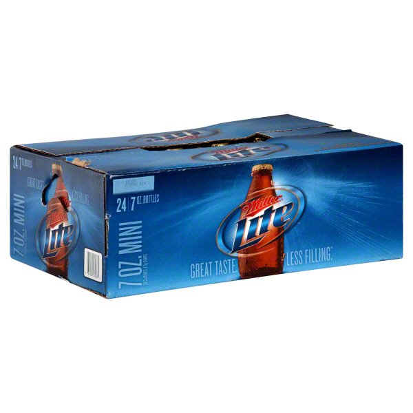 Miller Lite Long Neck - Shop Beer &amp; Wine at H-E-B