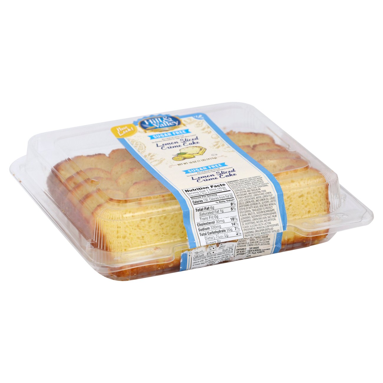 Hill & Valley Sugar Free Lemon Sliced Creme Cake - Shop Cakes at H-E-B