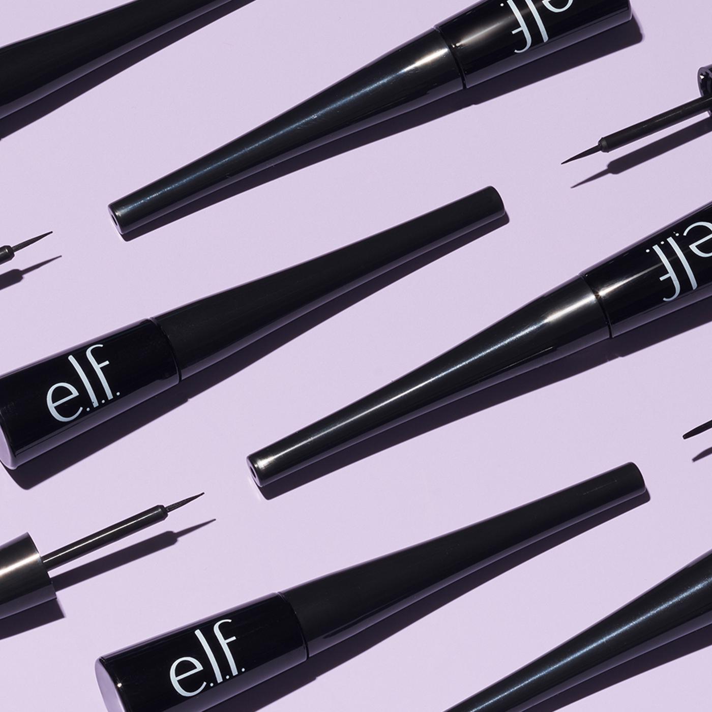 e.l.f. Expert Liquid Eyeliner - Jet Black; image 3 of 7