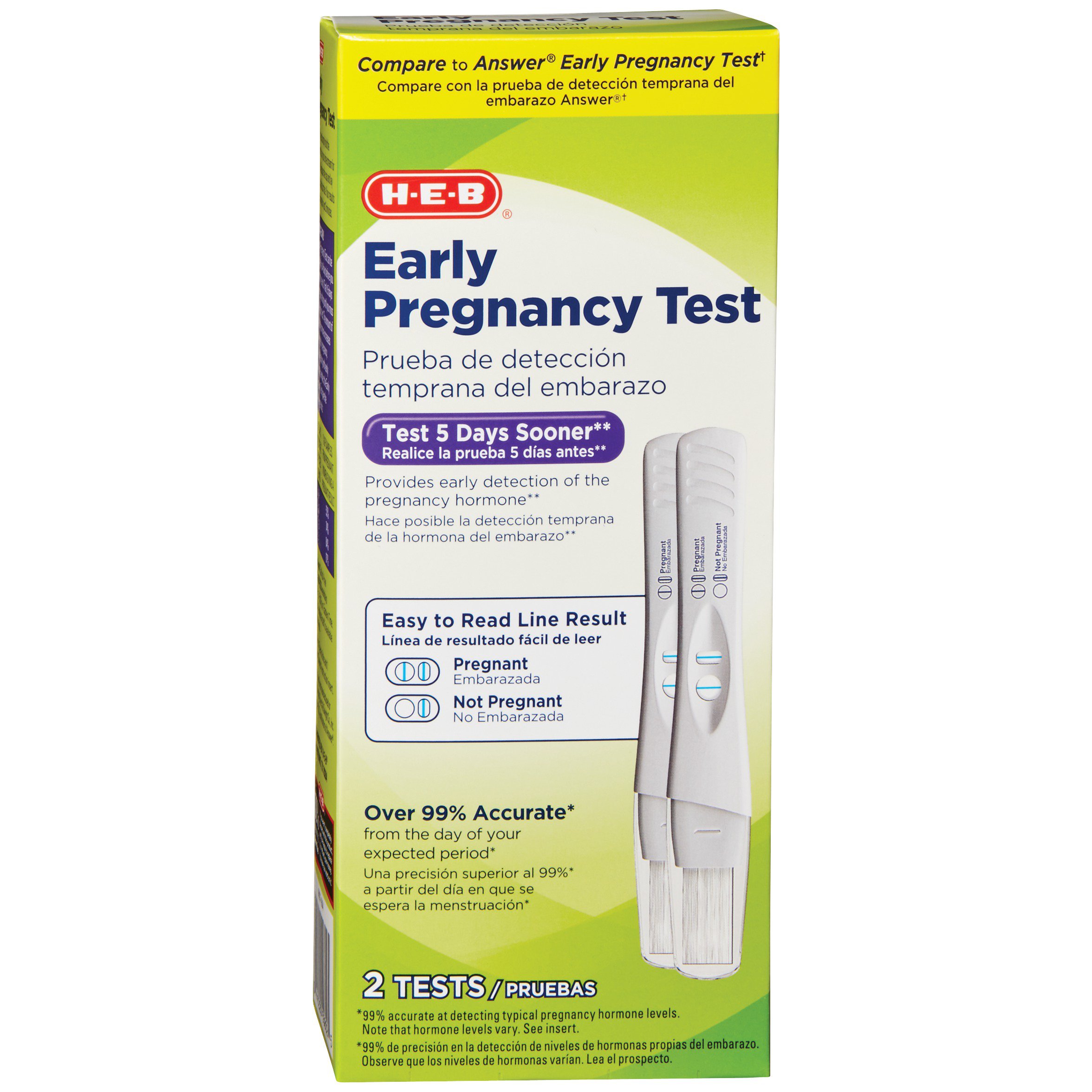 H E B Early Pregnancy Test Shop Pregnancy And Ovulation Tests At H E B