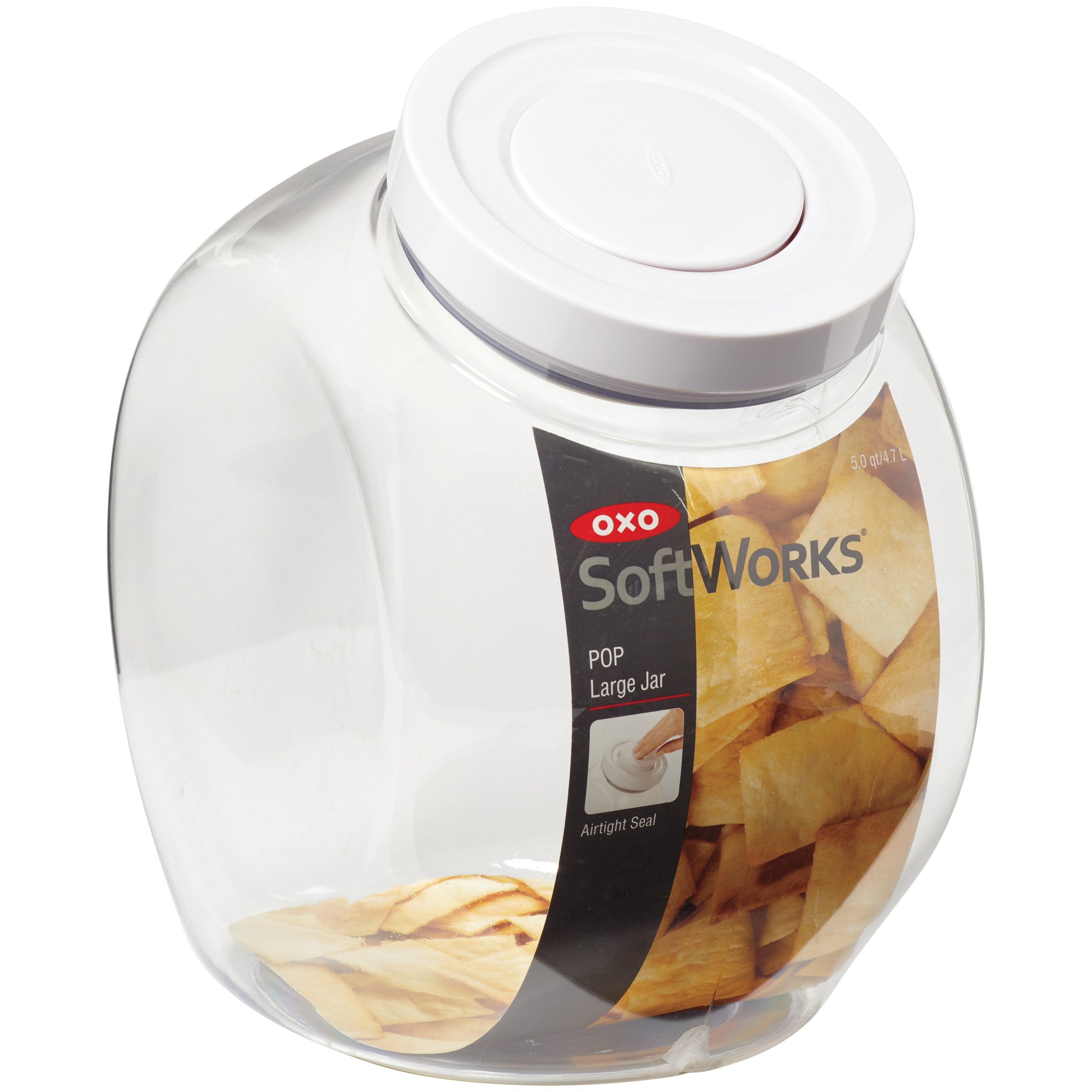  OXO Good Grips 5.0 Qt POP Large Jar - Airtight Food Storage-  for Cookies and More: Food Savers: Home & Kitchen