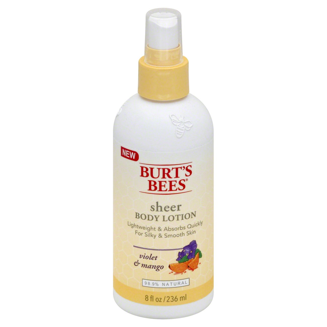 Burt's Bees Sheer Body Lotion, Violet & Mango Shop Body Lotion at HEB
