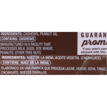 H-E-B Cashew Grande Unsalted Roasted Whole Cashews, 12 oz