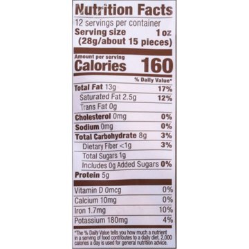 H-E-B Cashew Grande Unsalted Roasted Whole Cashews, 12 oz