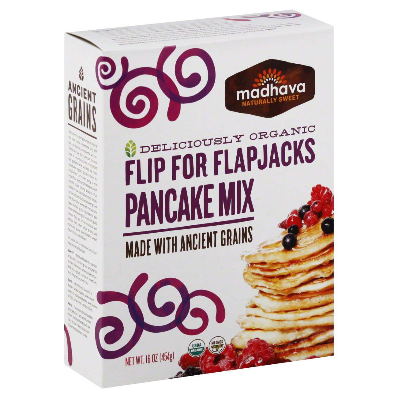 Madhava Deliciously Organic Flip For Pancakes Mix Shop Pancake mixes