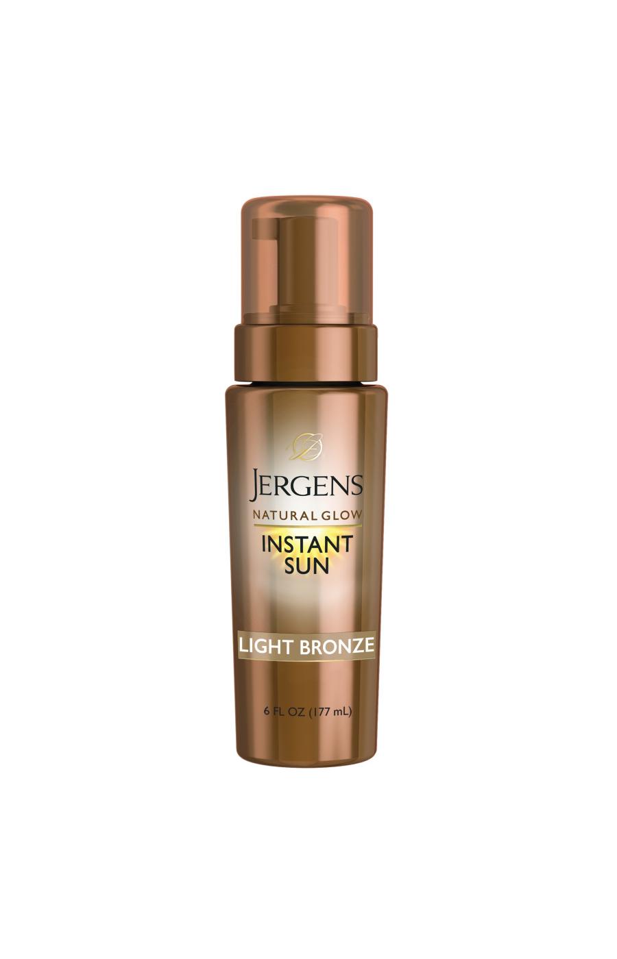 Jergens Natural Glow Instant Sun Light Bronze Tanning Mousse; image 1 of 10