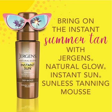 Jergens Natural Glow Instant Sun Deep Bronze Tanning Mousse