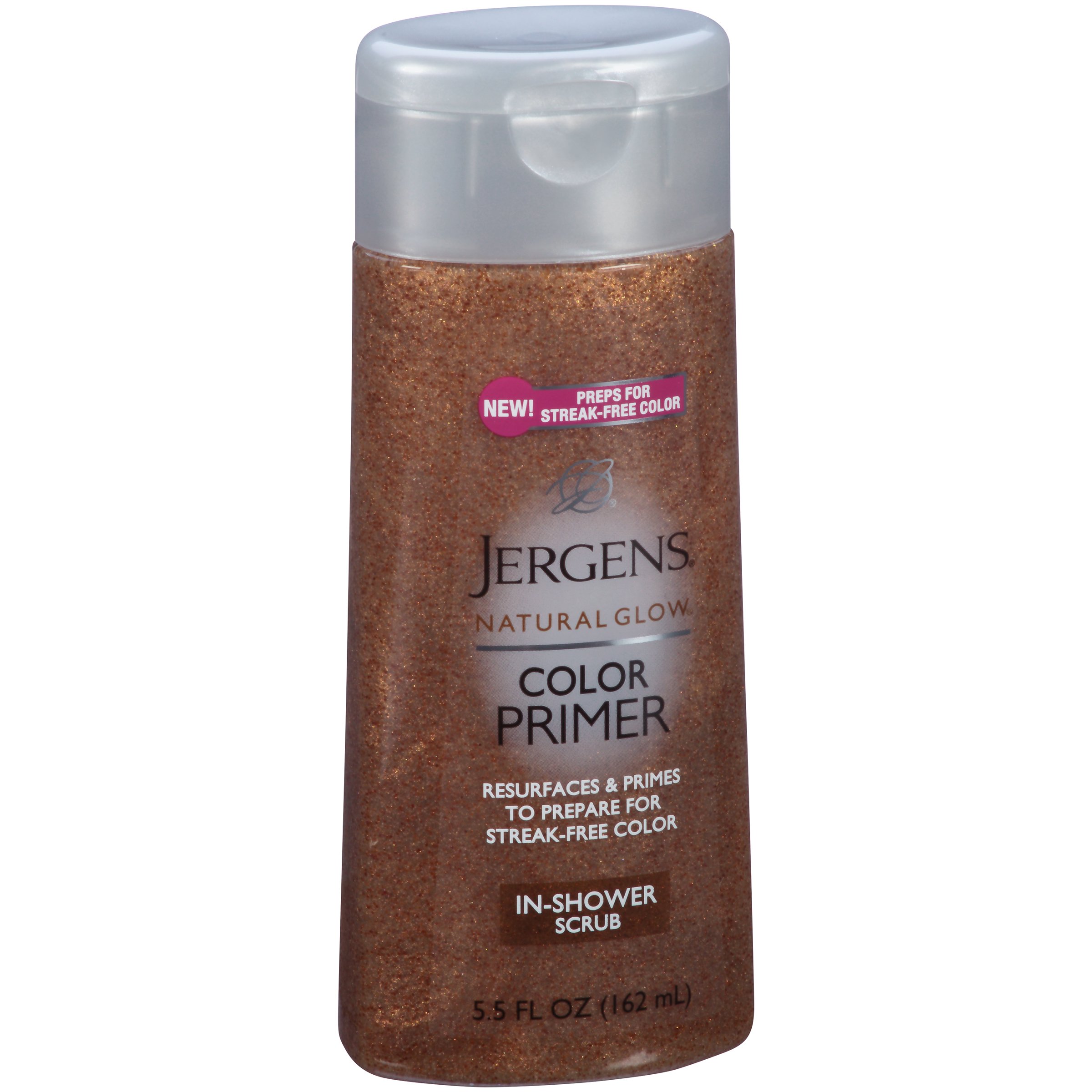 Jergens Natural Glow Color Primer In Shower Scrub Shop Body Scrubs at