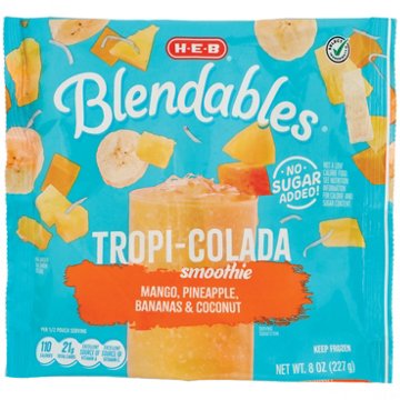 H-E-B Blendables Tropi-Colada Smoothie, 8 oz