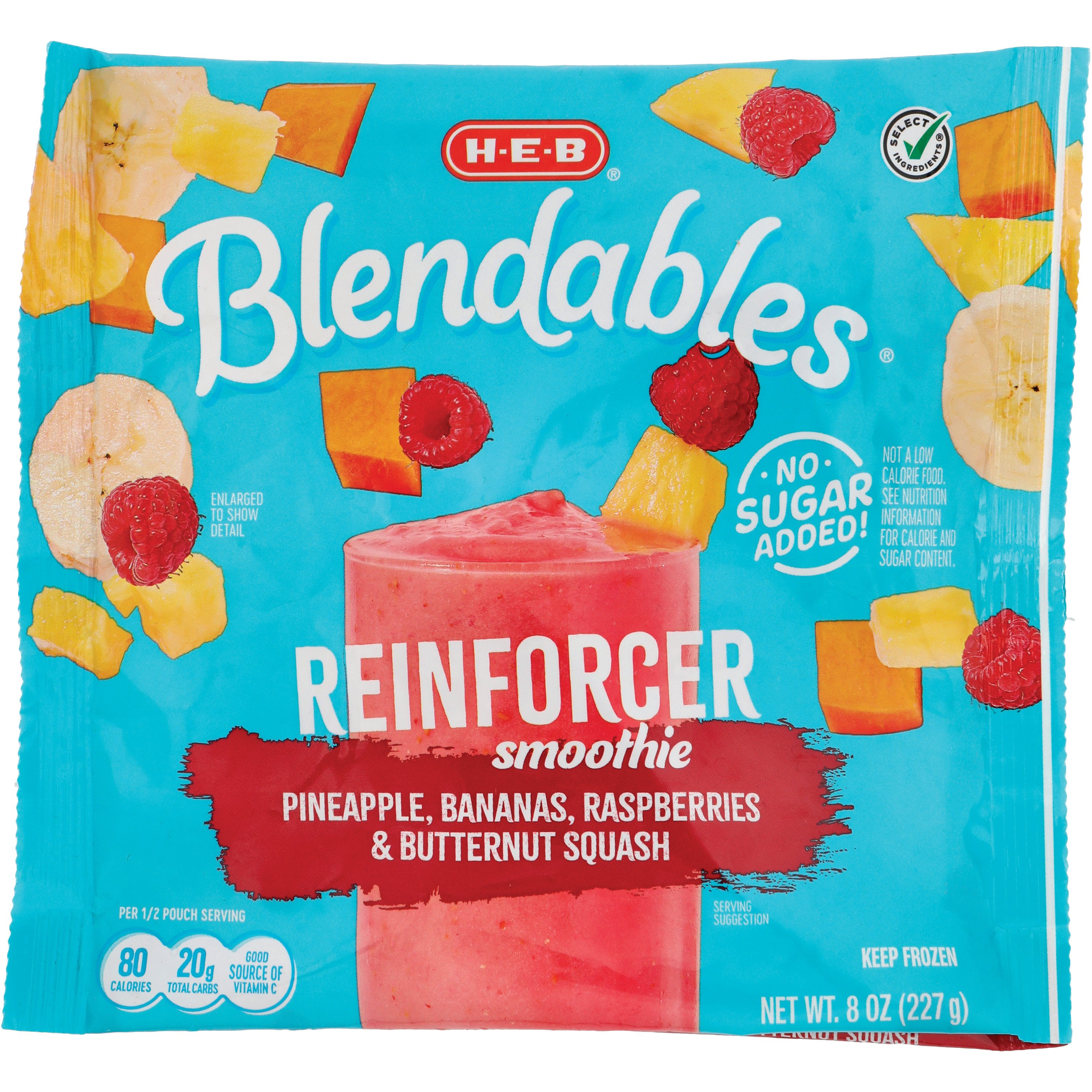 HEB Select Ingredients Blendables Reinforcer Smoothie Shop Juice & Smoothies at HEB