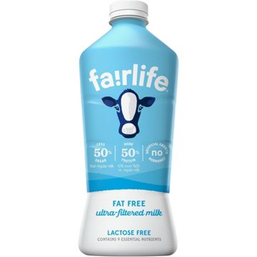 Fairlife Lactose Free Fat Free Ultra-Filtered Milk, 52 oz