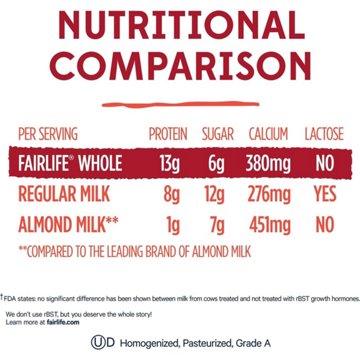 Fairlife Lactose Free Whole Ultra-Filtered Milk, 52 oz