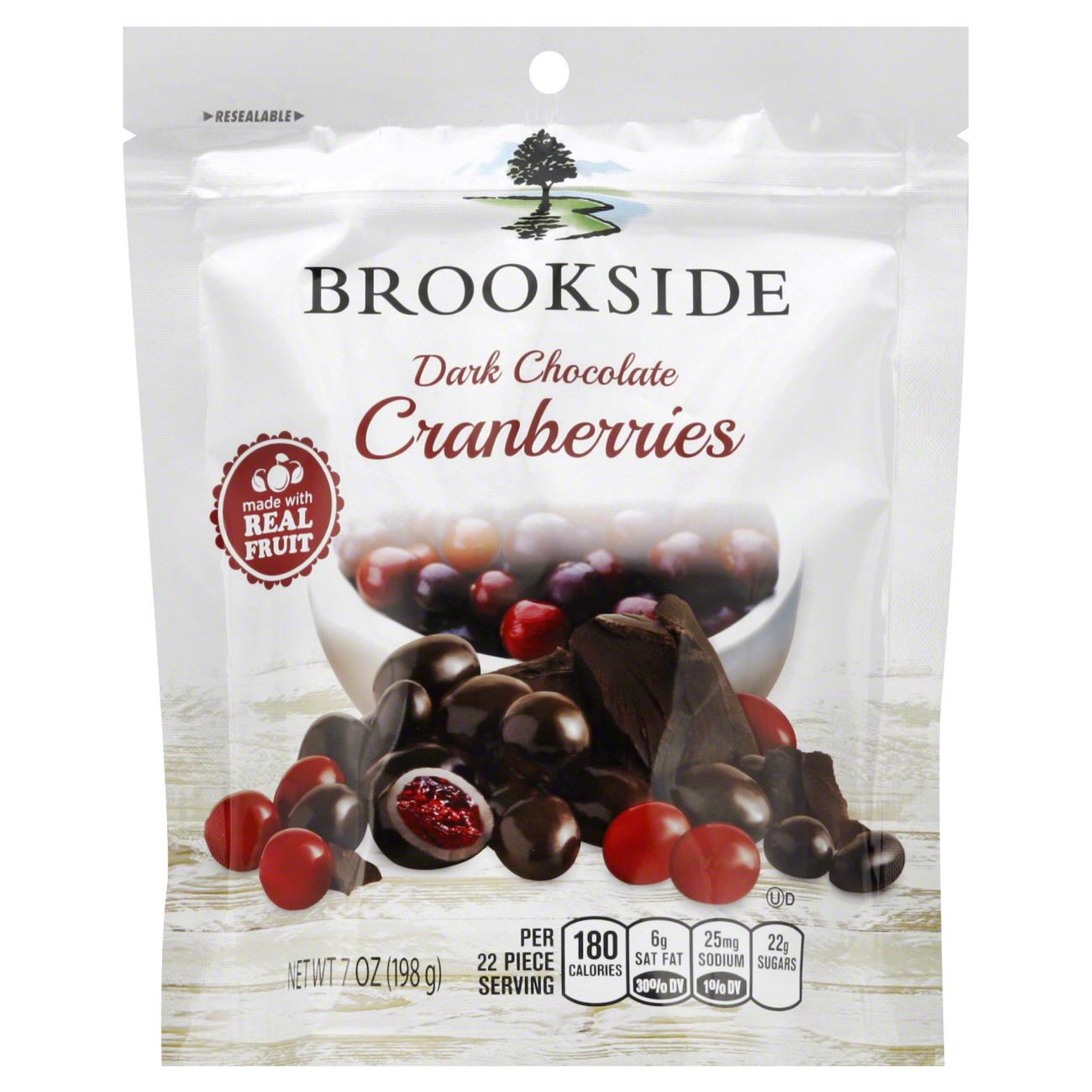 Brookside Dark Chocolate Covered Cranberries; image 2 of 3