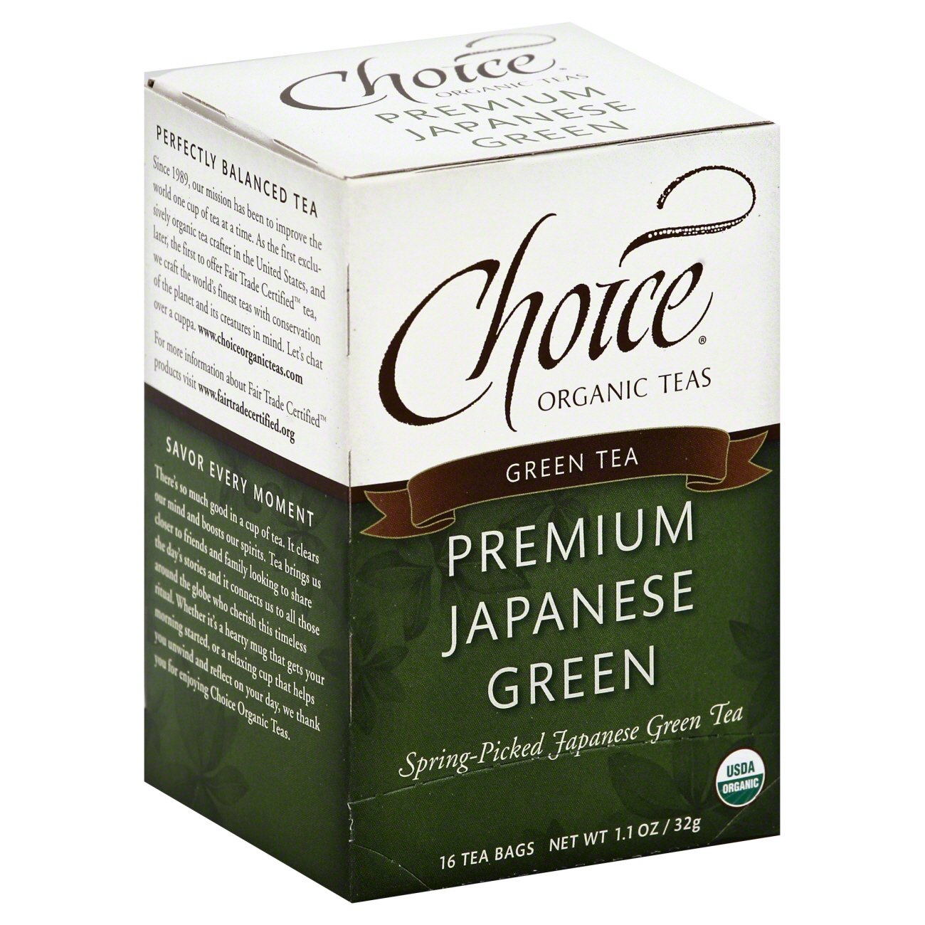 Choice Organic Teas Choice Organic Tea Premium Japanese Green Shop
