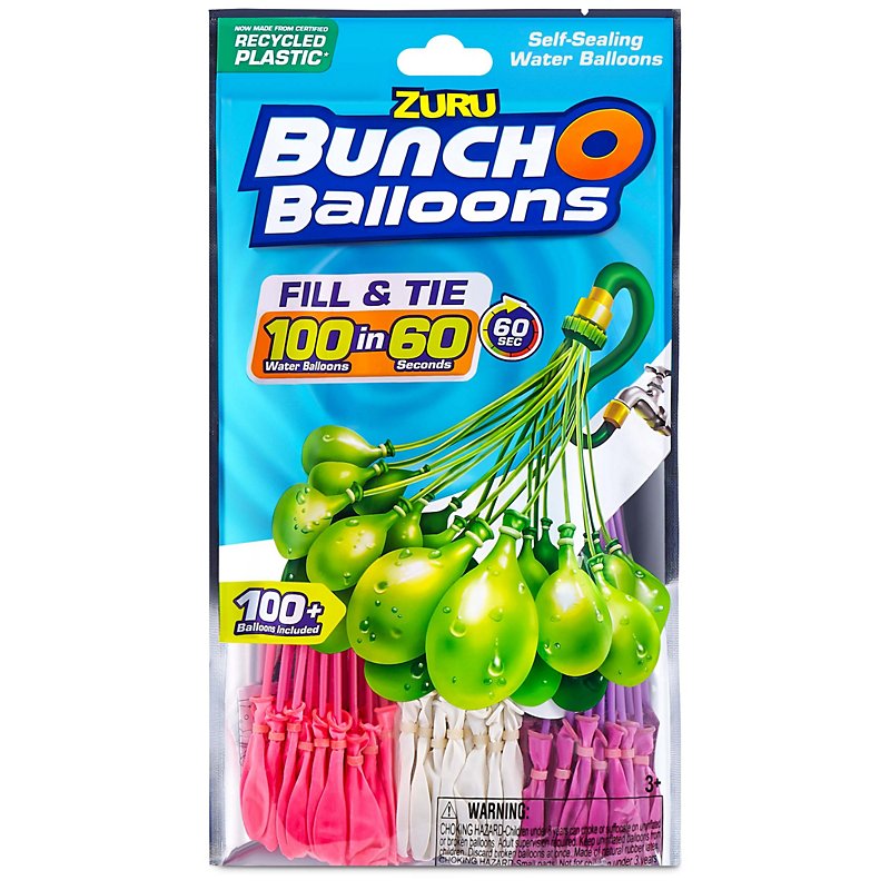 Bunch O Balloons by Zuru Rapid Fill Water Balloons, Assorted - Shop Toys at