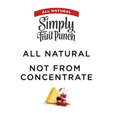 Simply Fruit Punch Juice Drink, 52 oz