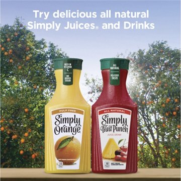Simply Fruit Punch Juice Drink, 52 oz