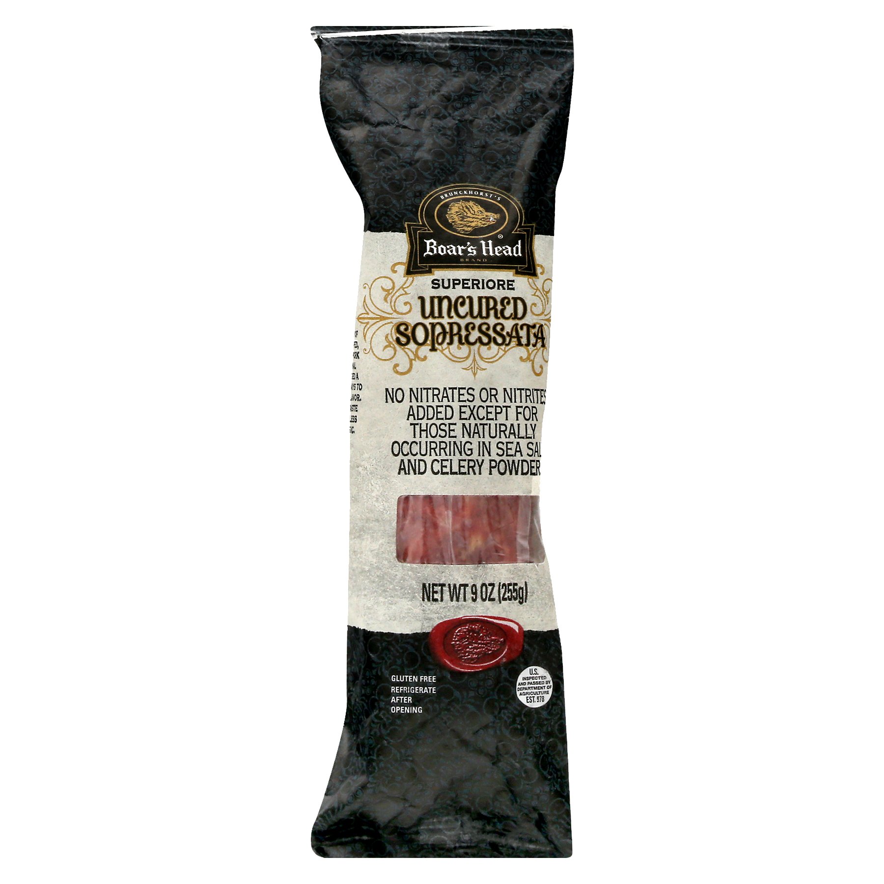 Boar's Head Superiore Sopressata Dry Sausage Shop Meat at HEB