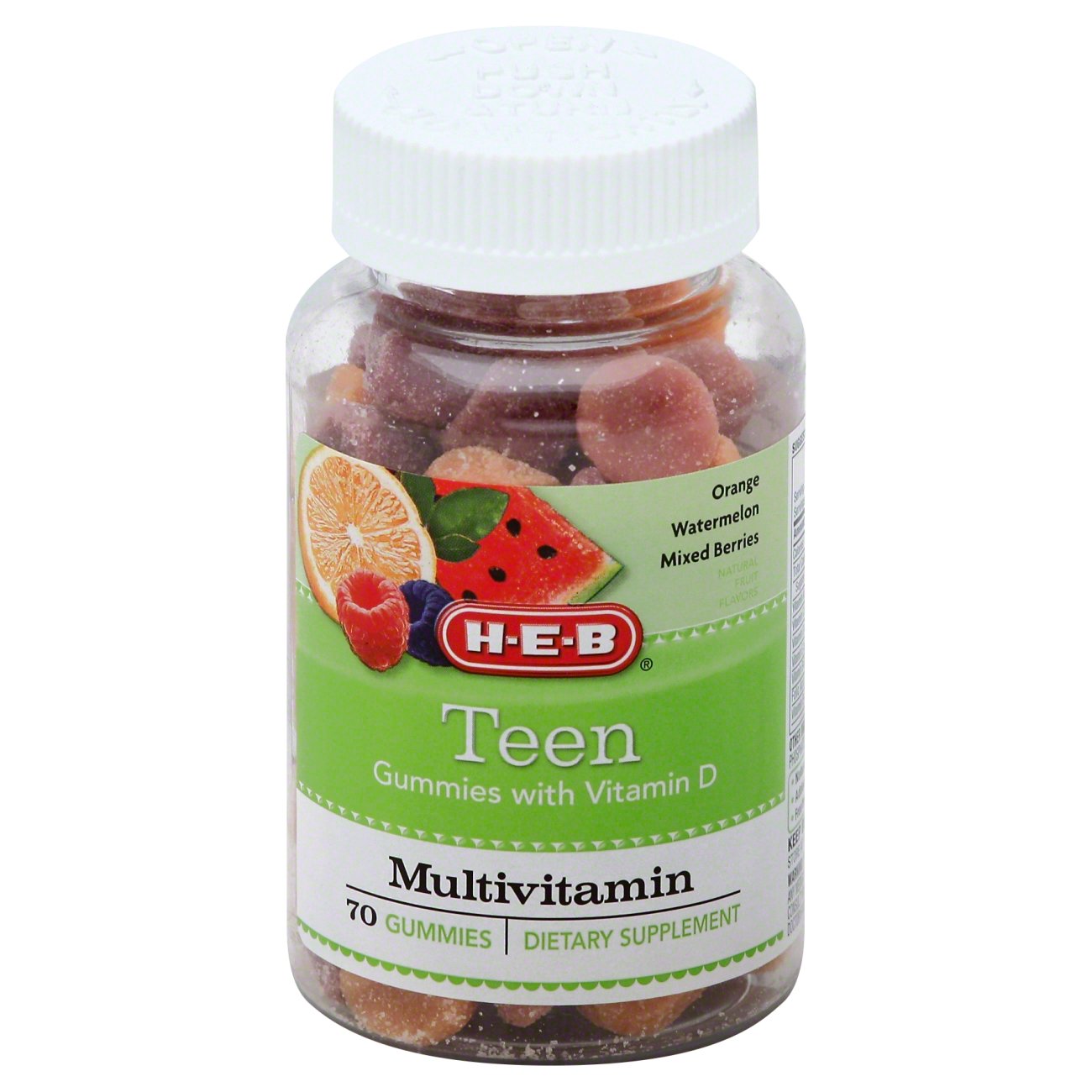 HEB Teen Multivitamin Gummies with Vitamin D Shop Multivitamins at