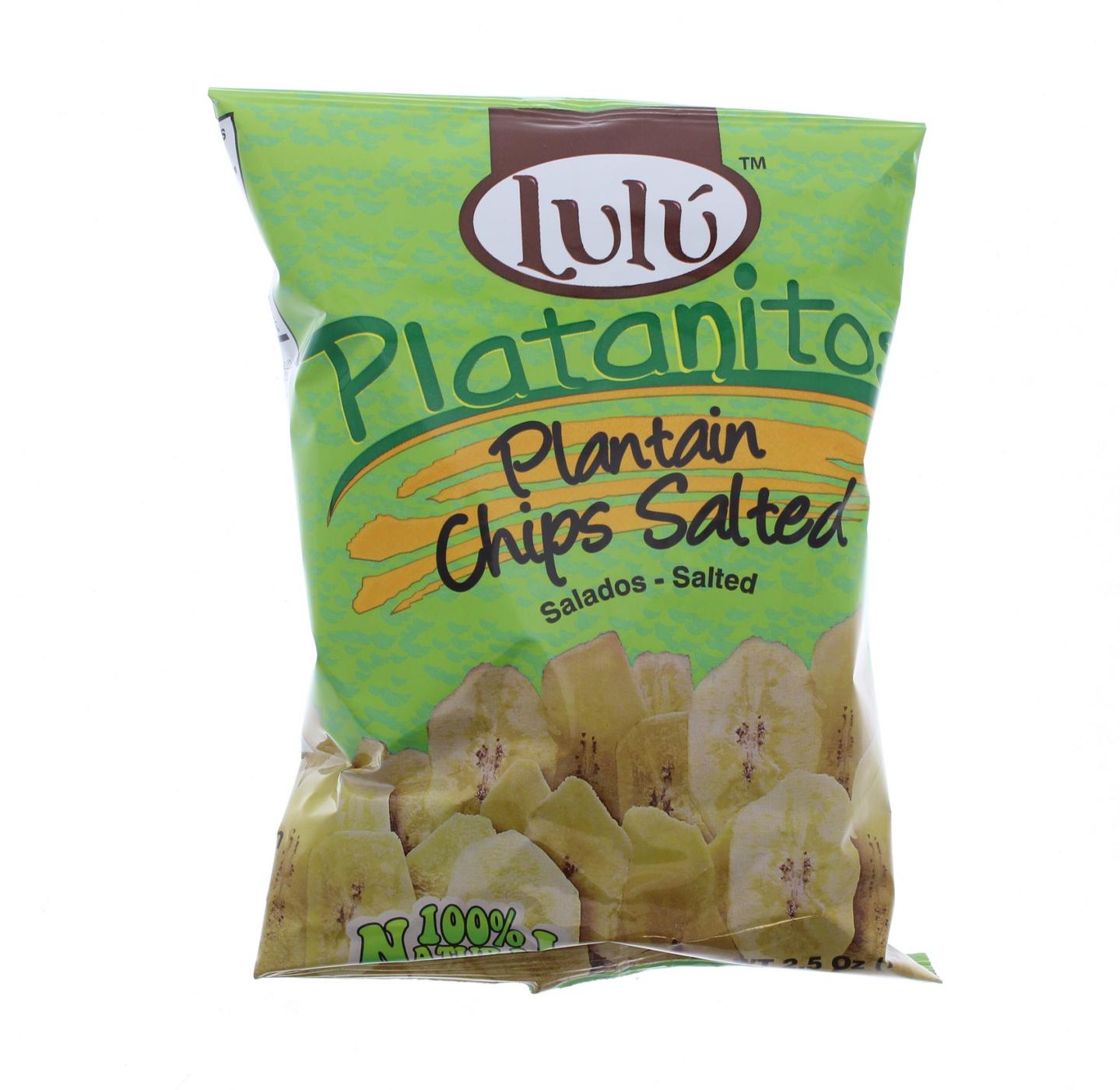 Lulu Plantain Chips Salted; image 1 of 2