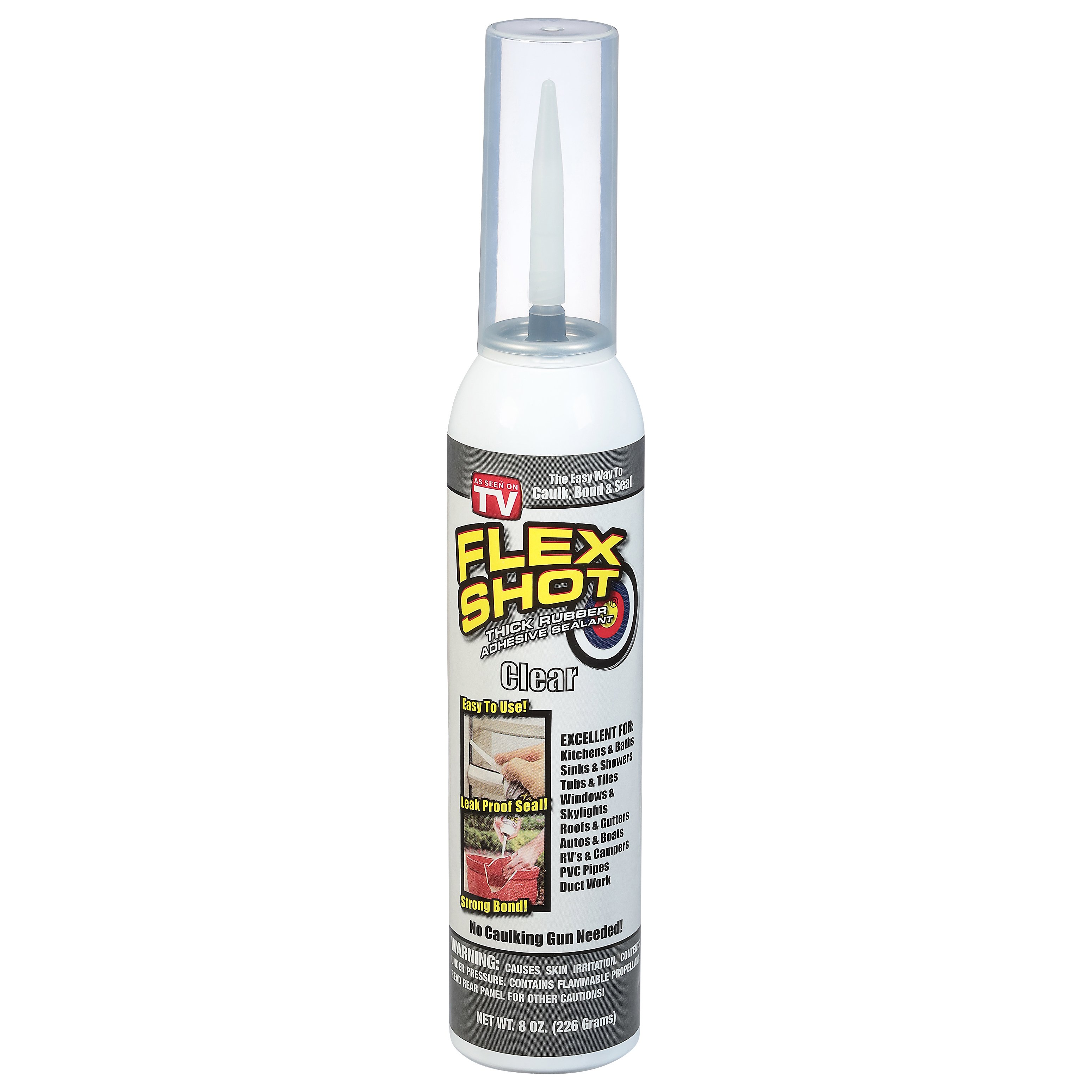 As Seen On TV Flex Shot Clear Shop Adhesives & Tape at HEB