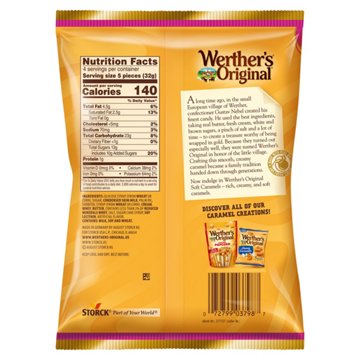 Werther's Original Soft Caramels, 4.51 oz