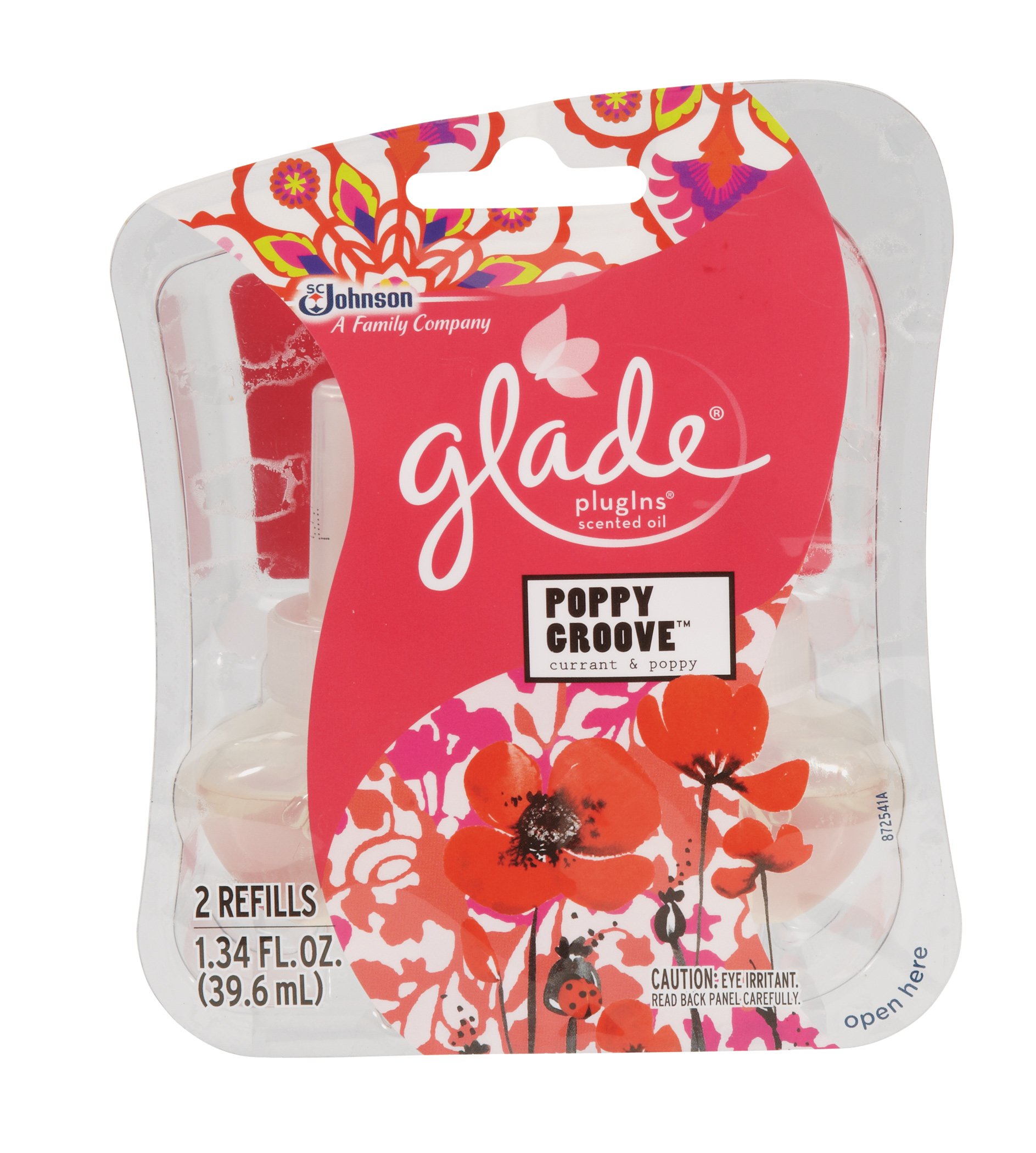 Glade Poppy Groove Scented Oil PlugIns Refills Shop Scented Oils & Wax at HEB