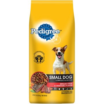 Pedigree Adult Small Dog Dry Dog Food - Grilled Steak and Vegetable Flavor, 3.5 lb