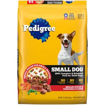 Pedigree Adult Small Dog Dry Dog Food - Grilled Steak and Vegetable Flavor