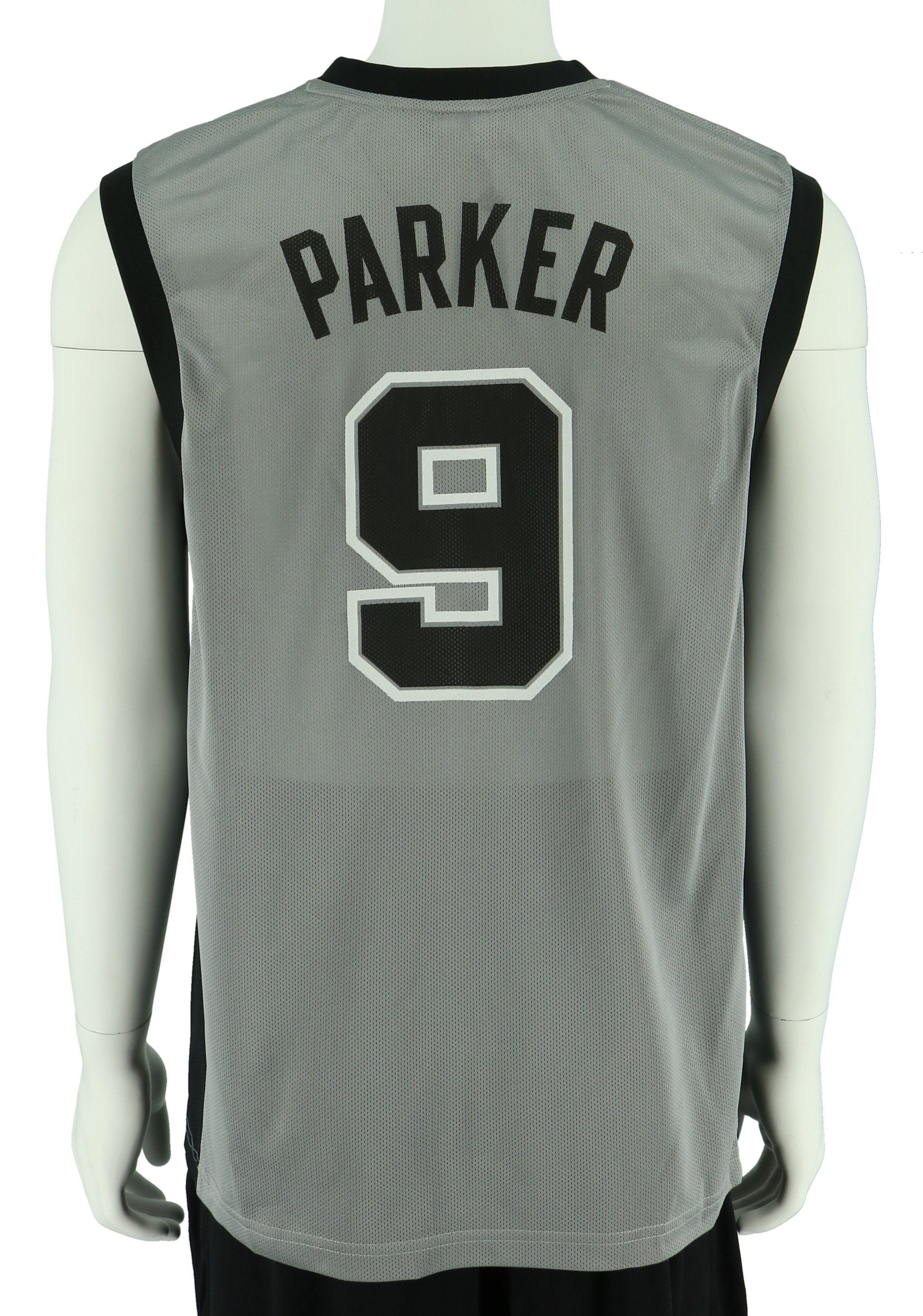 Women San Antonio Spurs 9 Tony Parker Grey Revolution 30 Swingman NBA Jersey