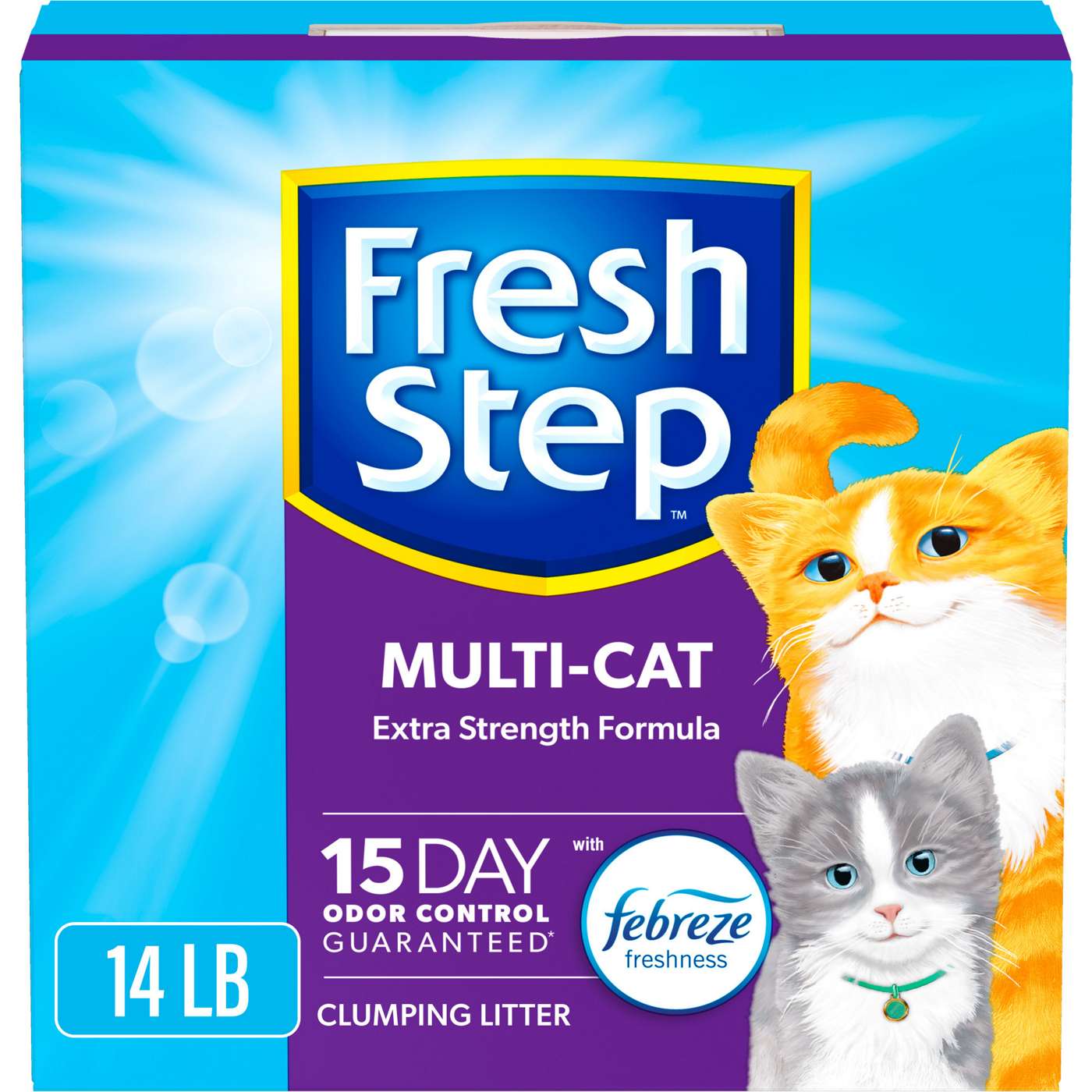 Fresh Step Multi-Cat with Febreze Clumping Cat Litter; image 1 of 2