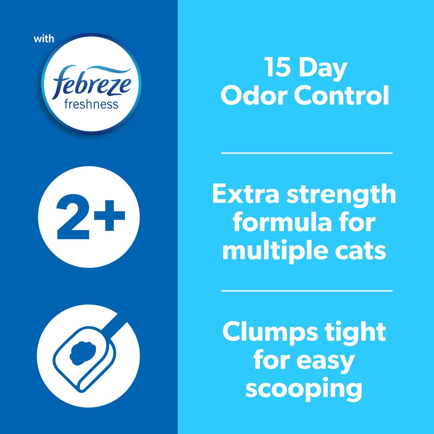 Fresh Step Multi-Cat with Febreze Clumping Cat Litter; image 2 of 2