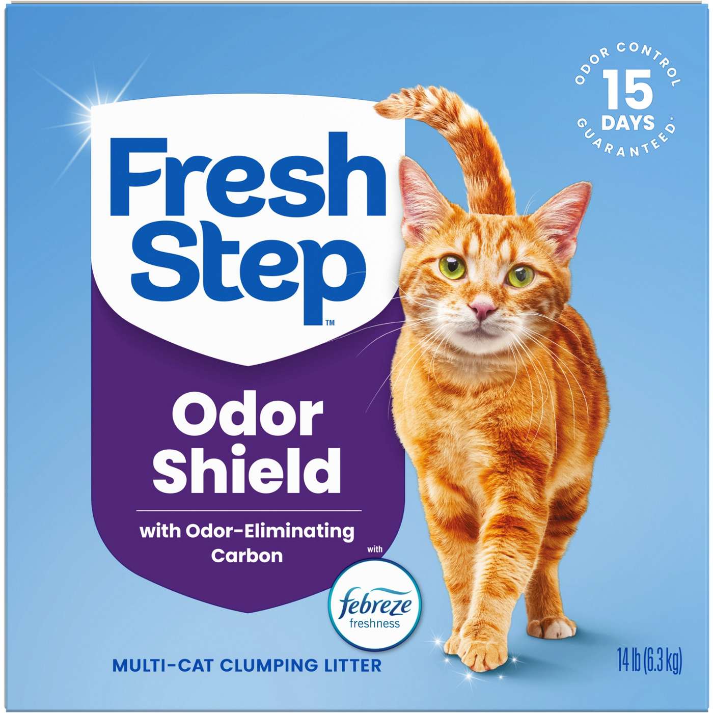 Fresh Step Odor Shield Multi Cat Clumping Litter with Febreze Freshness; image 10 of 10