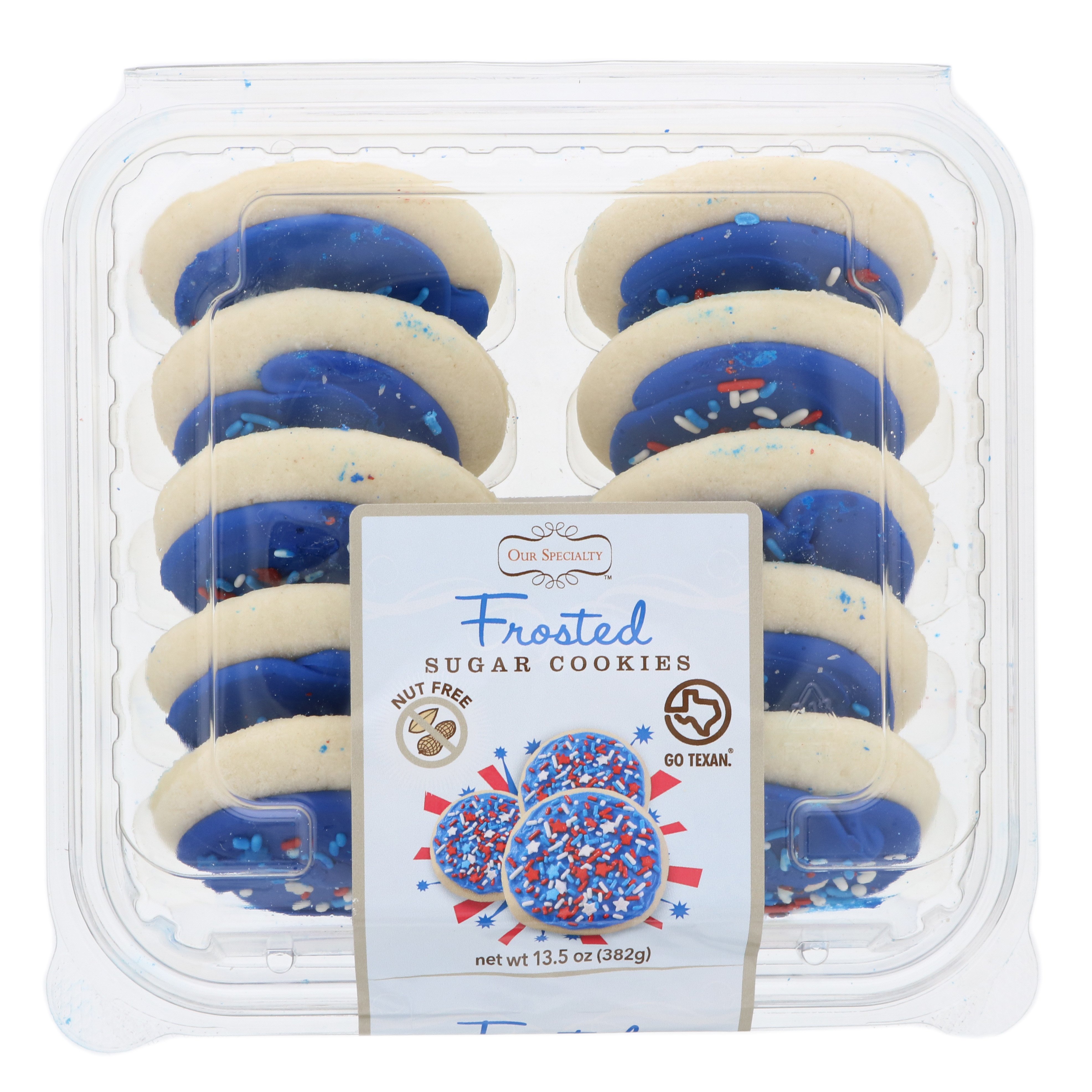 Rich's Patriotic Blue Frosted Cookies Shop Cookies at HEB