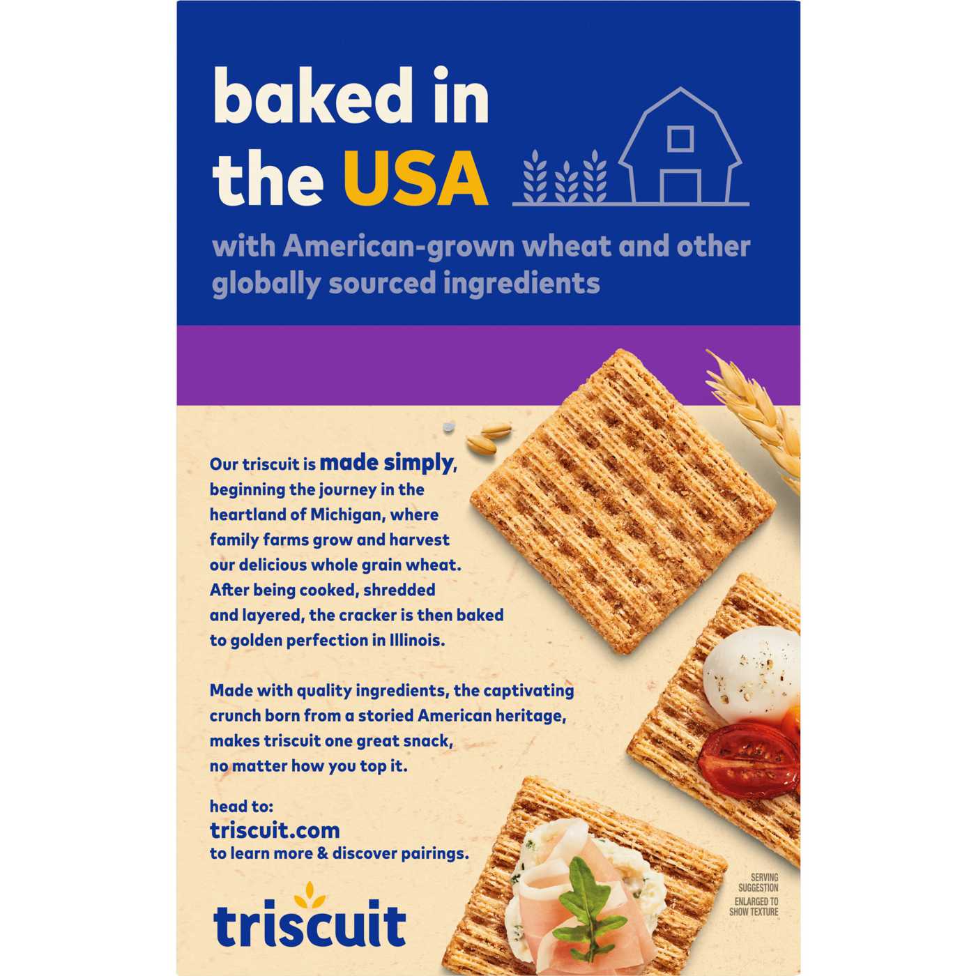 Triscuit Balsamic Vinegar & Basil Whole Grain Wheat Crackers; image 6 of 10