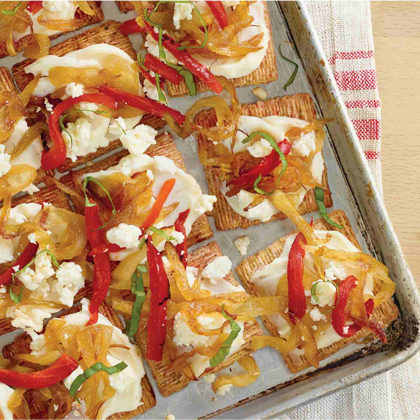 Triscuit Balsamic Vinegar & Basil Whole Grain Wheat Crackers; image 8 of 10