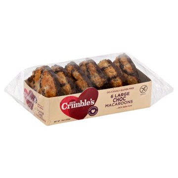 Mrs. Crimble's Large Chocolate Macaroons, 7.8 oz