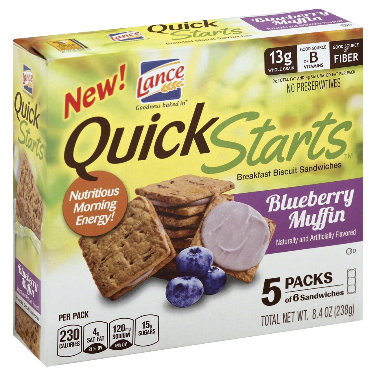 blueberry muffin snack pack