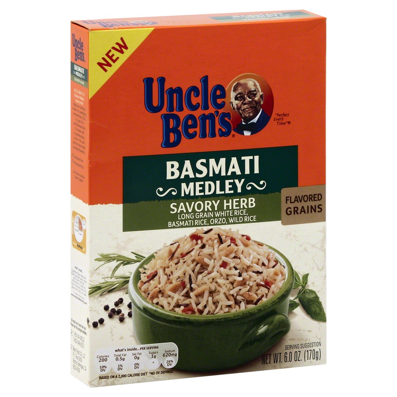 Uncle Ben's Savory Herb Basmati Rice Medley Shop Rice & Grains at HEB